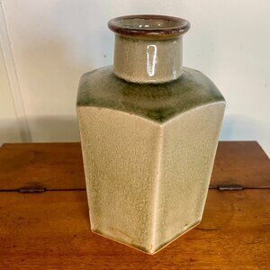VTG Dansk Hexagon Pottery Vase Made in Japan